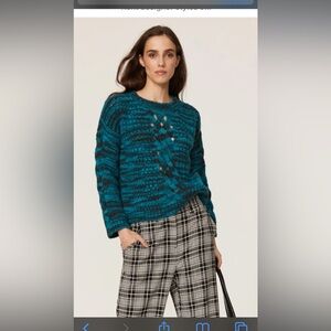 Sita Murt | Anthropologie chunky hand knit  sweater EU 42